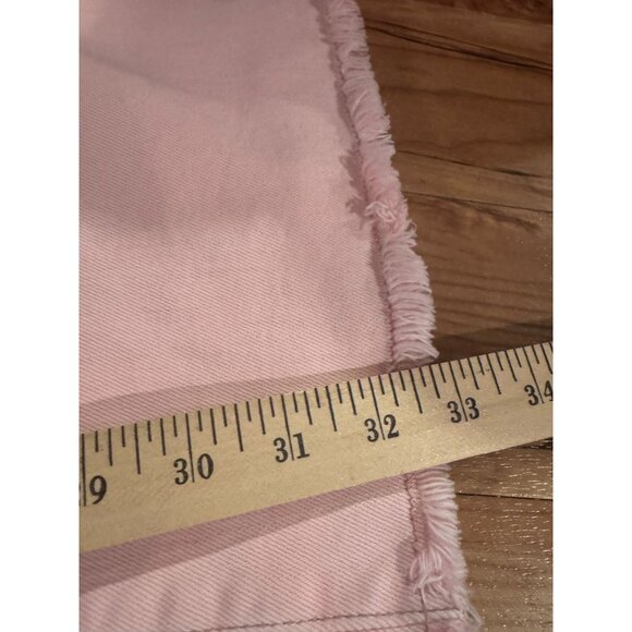 Judy Blue Wide Leg Distressed Jeans |‎ Baby Pink | Size 16W - Picture 14 of 16